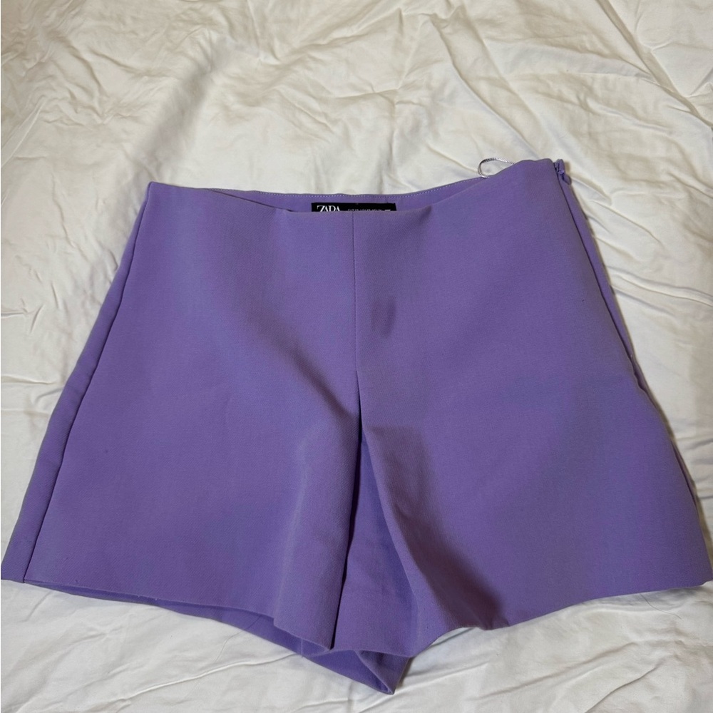 Zara Women's Lavender High Waist Skort